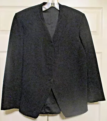 Amish Mennonite Men's Black Suit Jacket 40'' Chest Handmade Plain Clothing N-3 • $39.99