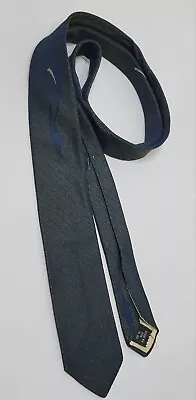 VTG 50s 60s Necktie Mens Slim Tie Skinny Narrow Silk Rockabilly Madmen 57  X 2  • $23