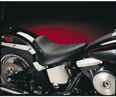 Le Pera Silhouette Basketweave Solo Seat Fits 1984-1999 Harley Softail LN-870 • $255