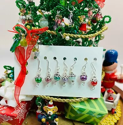 Handmade Westrim Beaded Mini Christmas Tree Ornaments 6mm  • $8.99