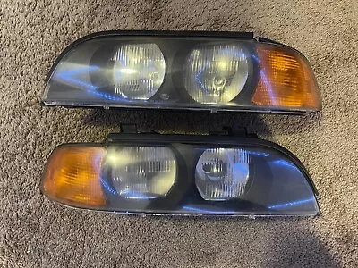 1997-1998 BMW E39 5-Series Early Right&Left Front Factory Headlight Halogen OEM • $140