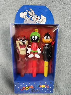 $25 • Buy VINTAGE LOONEY TUNES Pens 1993 Taz Marvin The Martian Daffy Duck WARNER BROS. 