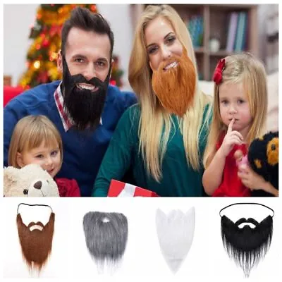 Artificia Halloween Fake Mustache Realistic Realistic Fake Beard   Carnivals • £2.44