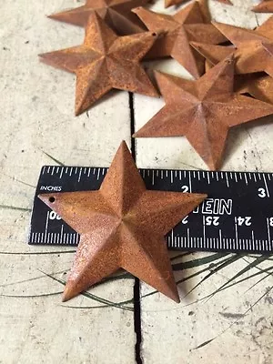 (Set Of 10) Rusty Barn Stars Star 2.25 In 2 1/4 Primitive Country Rust • $6.95