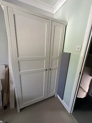 IKEA Hemnes Wardrobe White Lovely Shelves 2 Door Look  • £20