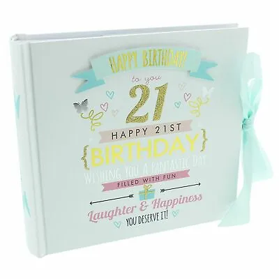 Signography Ladies  21st Birthday Photo Album - Special Birthday Gift Idea • £15.49