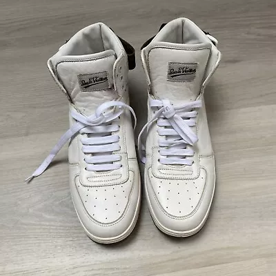 Louis Vuitton Rivoli Sneakers LV Monogram White Leather • £150