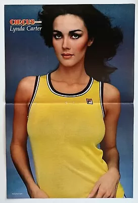 Lynda Carter (wonder Woman) Sexy Poster~orig 1979 Centerfold Vtg Magazine Pinup • $19.99