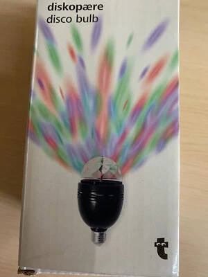 £1.50 • Buy BRAND NEW Disco Ball Light Rotating Multi-Coloured Lightbulb - NO RESERVE