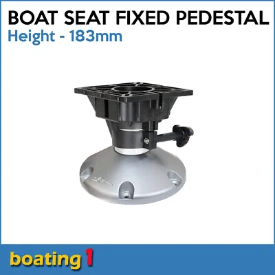 $54.45 • Buy Boat Seat Fixed Pedestal 183mm Nylon Swivel Top - Oceansouth