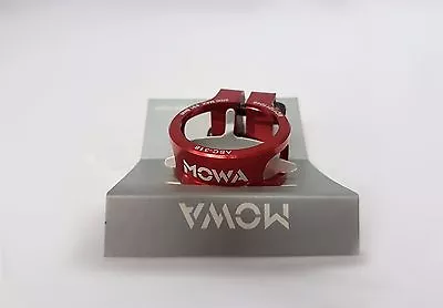 Mowa 7075 Alloy Road MTB Mountain Bike Seatpost Clamp 31.8mm / 34.9mm Red • $9