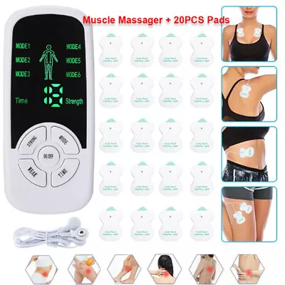 Digital Tens Unit Machine Pulse Massager Muscle Stimulator Therapy Pain Relief • $20.51