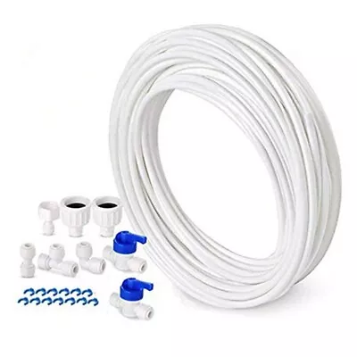 1/4 Inch Water Pipe Hose Tube With Quick Connector For RO Purifier Garden Filter • $42.31