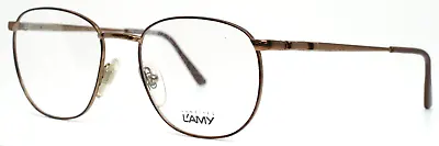 LUNETTES L'AMY Martin F E013 Tortoise Womens Oval Full Rim Eyeglasses 55-19-140 • $34.99