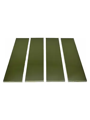 4 G10 .187  X 5.7  X 1.7  OD Green Knife Handle Scales • $16.99