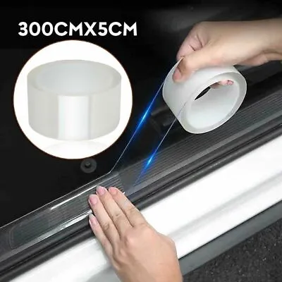 Car Clear Strip Door Plate Edge Film Sticker Anti Scratch Protector Accessories • $12.86