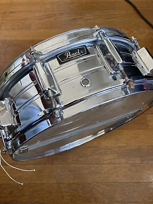 Vintage 70s Pearl 10 Lug Chrome Snare Drum Made In Japan Steel • $169