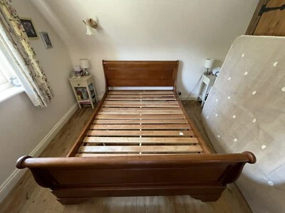 £175 • Buy Kingsize Wooden Sleigh Bed