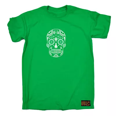 RLTW Cycling Candy Skull Bike Parts - Mens Funny Novelty T-Shirt Tshirts Gift • $23.75