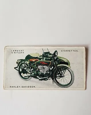 Lambert And Butler Cigarette Cards Motorcycles 1922. • £1.15