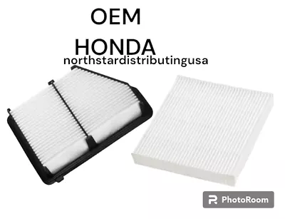 Oe Spec Honda 2016-2022 Civic 2.0 Engine+cabin Air Filter Kit (oe Honda) 5ba/tba • $15.99