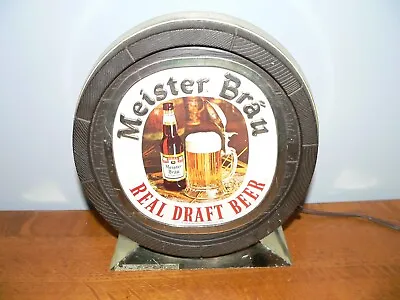 Vintage Meister Brau Beer Advertising Lighted Sign No. K-5 Peter Hand Brewery • $79.95