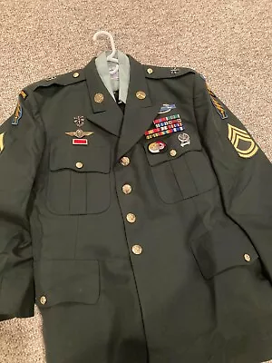 Special Forces Class A Dress Army Service Uniform 48S Complete Set Green ODA 333 • $50