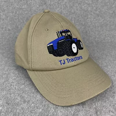 VTG Snapback K-Products Cap New Holland Tractor Trucker Khaki - Made In USA • $10.08