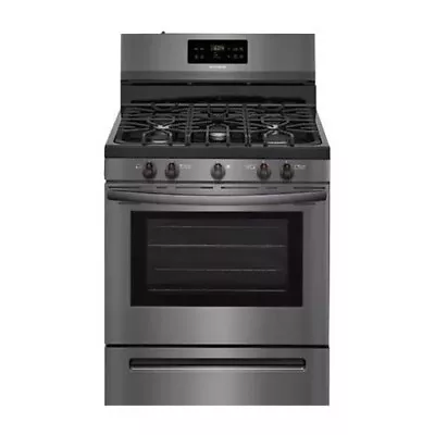 Frigidaire FFGF3054TD 30  Black Stainless 5 Burner Gas Range NIB #144720 • $499