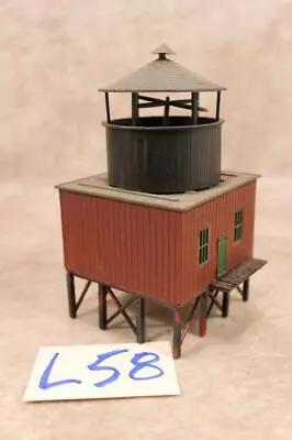 L58b Vintage Ho Scale Trackside Train Station Water Tower Building • $14.99