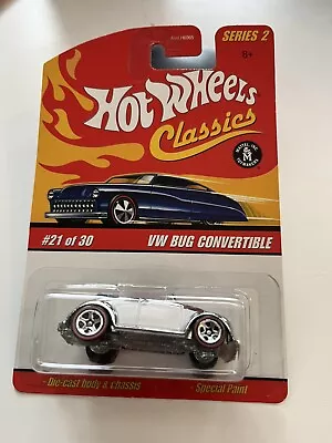 2005 Hot Wheels Classics Series 2 VW Bug Convertible Spectraflame Chrome Redline • $1.25