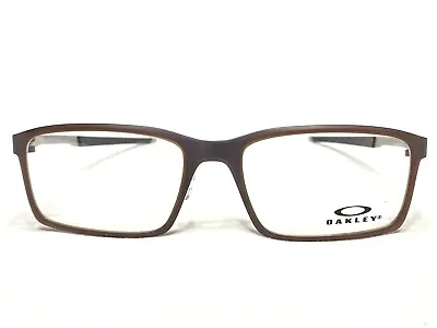 NEW Oakley Steel Line S OX8097-0454 Mens Dark Amber Eyeglasses Frames 54/17~140 • $119.99