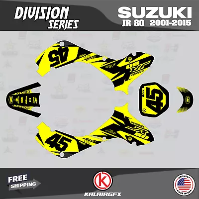 $98.70 • Buy Graphics Kit For SUZUKI JR80 (2001-2015) JR 80  DIVISION-yellow-shift