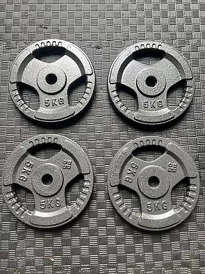 Celsius 5kg Tri Grip Cast Iron Weight Plates • $17.99