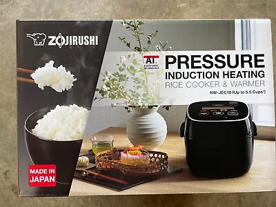 Zojirushi NW-JEC10BA Pressure Induction Heating Rice Cooker 5.5 Cup NW-JEC10 BA • $509.75