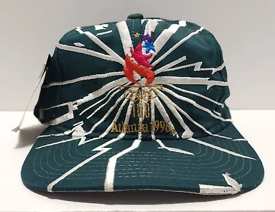 NWT Vintage 1996 Olympics Atlanta Starter Collision Snapback Hat Cap • $62