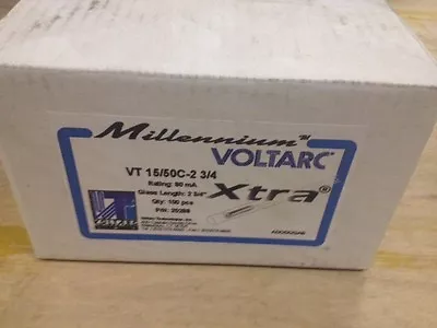 15mm Voltarc Millenium Xtra 15/60C 2-3/4  Non-Tubulated 20288 - Box Of 100 (NEW) • $90.99