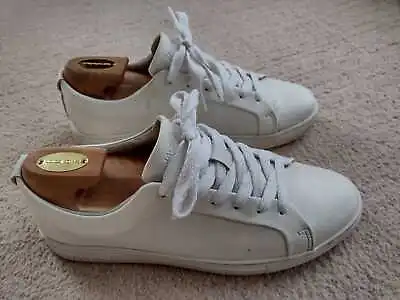 £19.99 • Buy Mens Jack&Jones White Leather Minimalist Tennis Sneakers Trainers Shoes UK8 EU42