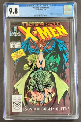 £119.44 • Buy Uncanny X-Men #241 CGC 9.8 WP NM/M (Marvel 1989) INFERNO / Mister Sinister App