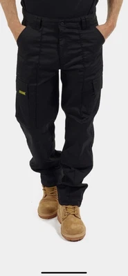 £10 • Buy SITE KING Mens Cargo Combat Work Trousers & Knee Pad Pockets SKT-004 New Sealed