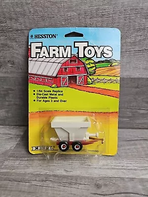 ERTL Hesston Spreader 1/64 VINTAGE FARM TOY Diecast 1986 • $14.39