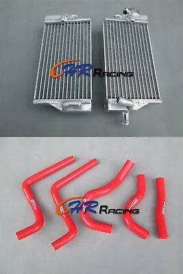 Aluminum Radiator+HOSES RED For Honda CR125 CR125R CR 125 2002 2003 • $75.50