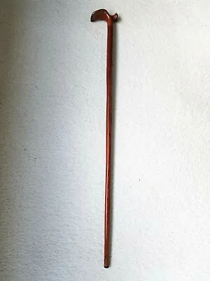 $25 • Buy Handmade Red Wood Carved Ornate Cane Walking Stick Decor, 37.5 Inches Left Hand