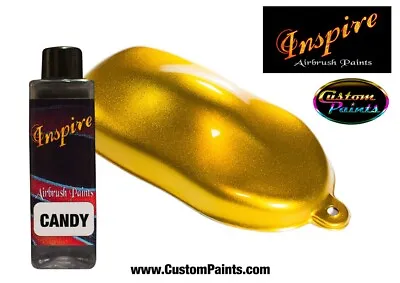 Inspire Airbrush 100ml Candy Gold Airbrush Paint Urethane Based • £9.50