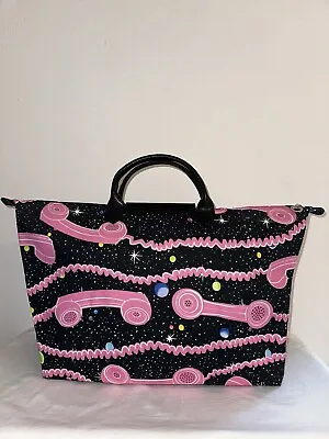 🔥New Longchamp Jeremy Scott Pink Telephone Space Bag Le Pliage💓 • $599