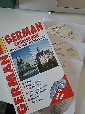 German Coursebook And 4 CD Intensive Language Course • £11