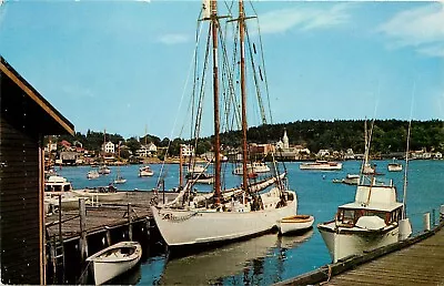 Bowdown Exploration Vessel Boothbay Harbor Maine ME Postcard • $5.99
