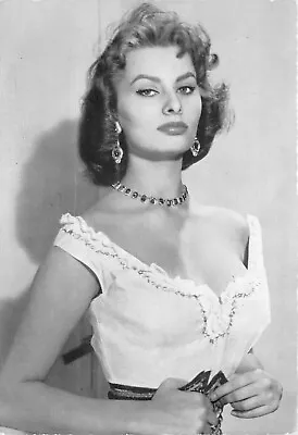 Sophia Loren Sexy Movie Star Actress #428 RPPC Postcard 23-2095 • $17.49