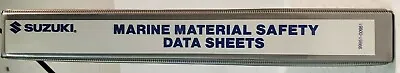 Suzuki Marine Material Safety Data Sheets With Binder (MSDS) • $7.99
