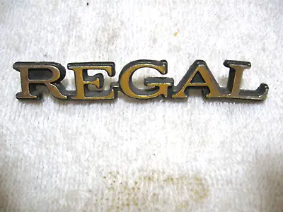 Vintage Collectible Buick REGAL Gold Emblem-3.8L V6-V8-GS-GSX-4.3L-T Type-Coupe! • $14.95